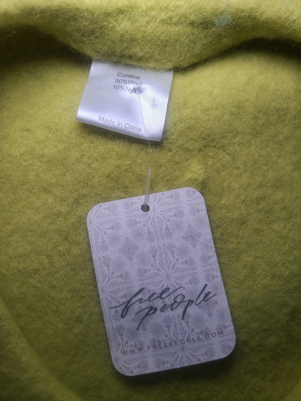 FP Movement | Lillie Beret | Chartreuse - Picture 5 of 6